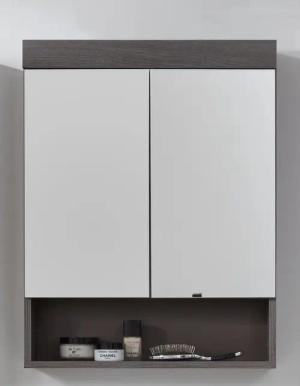 Spiegelschrank Runner Rauchsilber Nachbildung B/H/T: ca. 58x75x18 cm