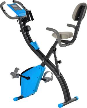 HOMCOM Fahrradtrainer blau Stahl B/H/L: ca. 51x115x97 cm