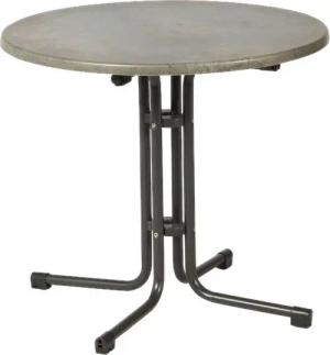 Acamp Gartentisch Piazza anthrazit Stahl H/D: ca. 72x80 cm