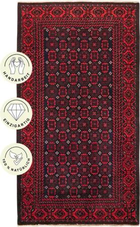 PersaTepp Teppich Belutch blau B/L: ca. 122x224 cm