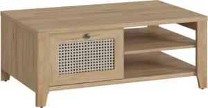 Couchtisch Cestino Jackson Hickory Nachbildung B/H/T: ca. 110x43,5x68 cm