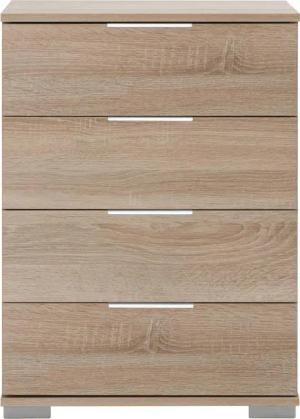 Nachtkonsole Easy Plus Eiche Sägerau Nachbildung B/H/T: ca. 52x74x38 cm