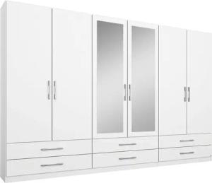 Kleiderschrank Hersbruck Alpinweiß B/H/T: ca. 271x210x54 cm