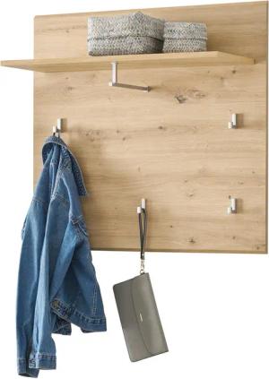 Garderobenpaneel Nola Eiche Artisan Nachbildung B/H/T: ca. 80x75x28 cm
