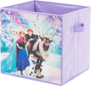 Stoffbox Frozen lila B/H/T: ca. 32x32x32 cm
