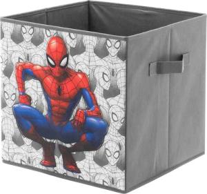 Stoffbox Spiderman grau B/H/T: ca. 32x32x32 cm