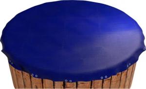 Grasekamp Abdeckplane für Pool rund royalblau Kunststoff D: ca. 700 cm