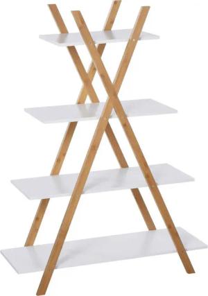 Badregal 834-272 weiß natur B/H/T: ca. 80x109x33 cm
