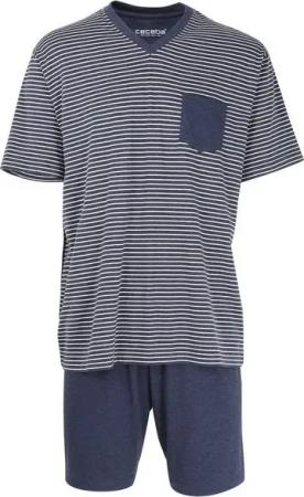 CECEBA Shorty Pure Cotton (2 tlg) mit modernem V-Ausschnitt