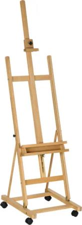 Vinsetto Staffelei natur Buche B/H/L: ca. 53x50,5x238 cm