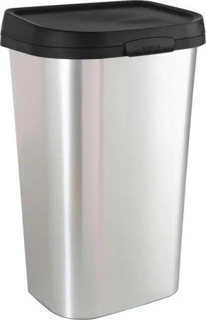 Curver Abfalleimer silber B/H/L: ca. 31,7x62,4x39,9 cm