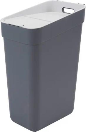 Curver Abfalleimer dunkelgrau B/H/L: ca. 24,6x55,1x36,7 cm