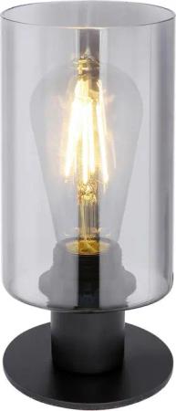 GLOBO Tischleuchte schwarz Metall H/D: ca. 21,5x10 cm E27 1 Brennstellen