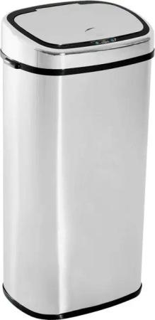 HOMCOM Mülleimer mit Sensor silber B/H/L: ca. 29,5x78x40,5 cm