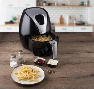 Alpina Heißluftfritteuse 871125218568 schwarz Kunststoff ca. 2,4 l