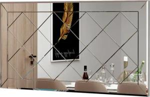 Wandspiegel Pauli transparent Glas B/H/T: ca. 120x60x2,2 cm