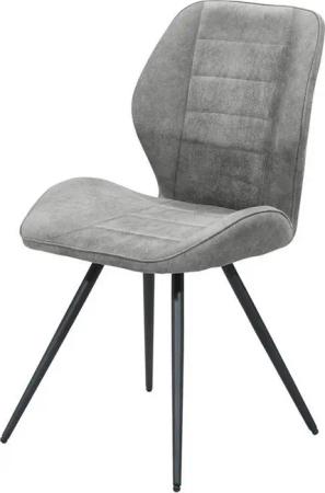 Stuhl New York grau Microfaser B/H/T: ca. 51x87x55 cm
