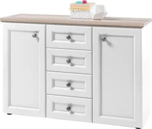 Sideboard Toskana weiß Eiche Artisan Nachbildung B/H/T: ca. 120x85x38 cm
