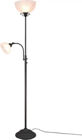 Reality Stehleuchte R46322024 Country rostfarbig Metall B/H/T: ca. 30x184x48 cm E27 1 Brennstellen