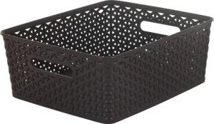 Curver Aufbewahrungskorb hellgrau B/H/L: ca. 29,6x13,3x35,5 cm