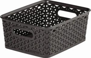 Curver Aufbewahrungskorb hellgrau B/H/L: ca. 19,6x10,2x25,5 cm