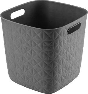Curver Aufbewahrungskorb Softex dunkelgrau B/H/L: ca. 28x27x28 cm