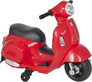 HOMCOM Elektrisches-Kindermofa rot B/H/L: ca. 38x52x66,5 cm
