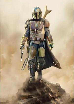 Komar Fototapete Star Wars Mandalorian The Hunter B/H: ca. 200x280 cm