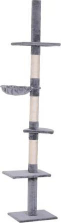 PawHut Kratzbaum grau Spanplatte B/H/L: ca. 34x260x40 cm