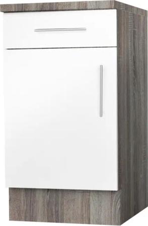 Unterschrank Judith weiß Hochglanz B/H/T: ca. 50x82x57 cm