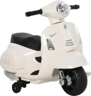 HOMCOM Elektrisches-Kindermofa weiß B/H/L: ca. 38x52x66,5 cm