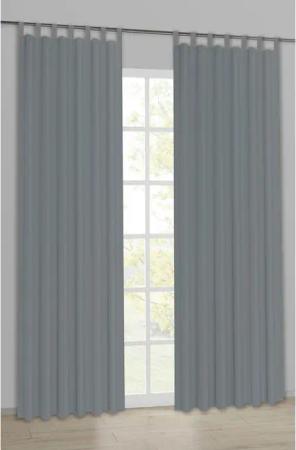 Kombivorhang Nouveau anthrazit B/L: ca. 140x245 cm