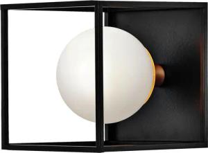 LEDVANCE Badezimmer-Wandleuchte Square 756908 schwarz weiß Metall Glas B/H/L: ca. 15x17,5x15 cm G9