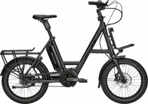 i:SY XXL E5 ZR F Comfort (545 Wh), 5 Gang Nabenschaltung, Unisexfahrrad, Kompakt, Modell 2023, 20 Zoll 51 cm pepper black