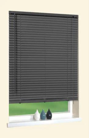 PVC-Jalousie anthrazit B/L: ca. 40x130 cm