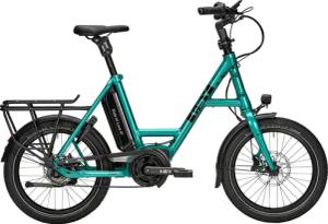 i:SY E5 ZR F Comfort (545 Wh), 5 Gang Nabenschaltung, Unisexfahrrad, Kompakt, Modell 2023, 20 Zoll 47 cm opal green