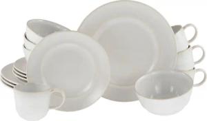 CreaTable Kombiservice ANTIQUE sand Steinzeug 16 tlg.
