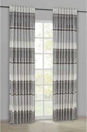 Kombivorhang Sonja silber B/L: ca. 140x245 cm