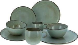 CreaTable Kombiservice Stone Grey grau Steinzeug 8 tlg.