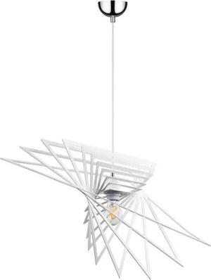 SPOT Light Pendelleuchte 1872102 weiß Metall B/H: ca. 65x120 cm E27 1 Brennstellen