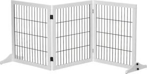 PawHut Hunde-Zubehör weiß Polypropylen B/H/L: ca. 36x185x71 cm