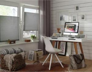Spannplissee silber B/L: ca. 55x130 cm