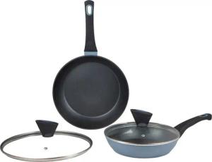 SAN IGNACIO Pfannenset VERA blau Aluminium