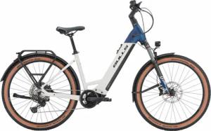BULLS Iconic EVO 3 27,5 (625 Wh), 11 Gang Kettenschaltung, Damenfahrrad, Wave, Modell 2024, 27,5 Zoll 54 cm indigo blue matt / light grey matt