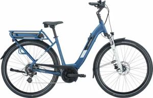 Pegasus Solero E8 Plus (500 Wh), 8 Gang Kettenschaltung, Damenfahrrad, Wave, Modell 2024, 28 Zoll 55 cm dark petrol