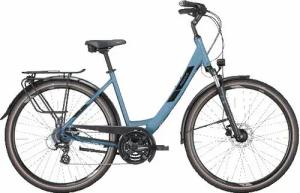 Pegasus Solero SL Disc 24, 24 Gang Kettenschaltung, Damenfahrrad, Wave, Modell 2024, 28 Zoll 55 cm pro blue