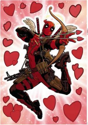 Komar Wandtattoo Deadpool Lovepool Disney Deadpool Lovepool B/L: ca. 50x70 cm