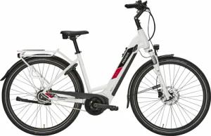 Pegasus Solero Evo 8R (500 Wh), 8 Gang Nabenschaltung, Damenfahrrad, Wave, Modell 2024, 28 Zoll 55 cm metallic off white