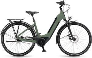 Winora Tria N8 (500 Wh), 8 Gang Nabenschaltung, Damenfahrrad, Wave, Modell 2022, 28 Zoll 61 cm bamboogreen matt