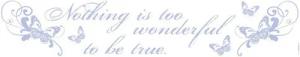 Komar Wandtattoo Words Sprüche Words B/L: ca. 14x70 cm